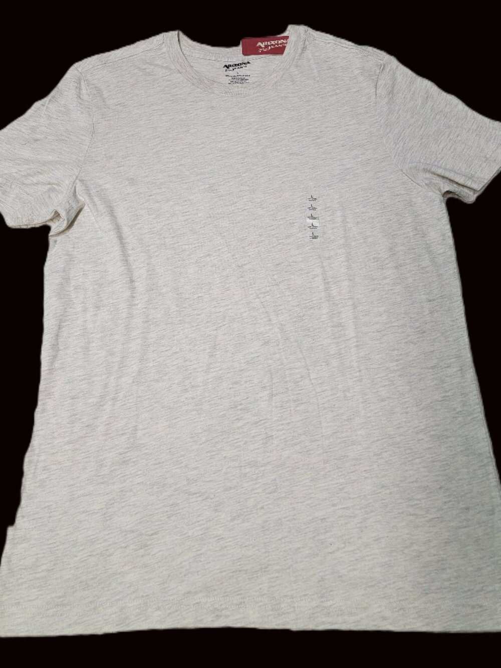 NWT Arizona Jean Co. Light Gray Heather Crewneck Tee